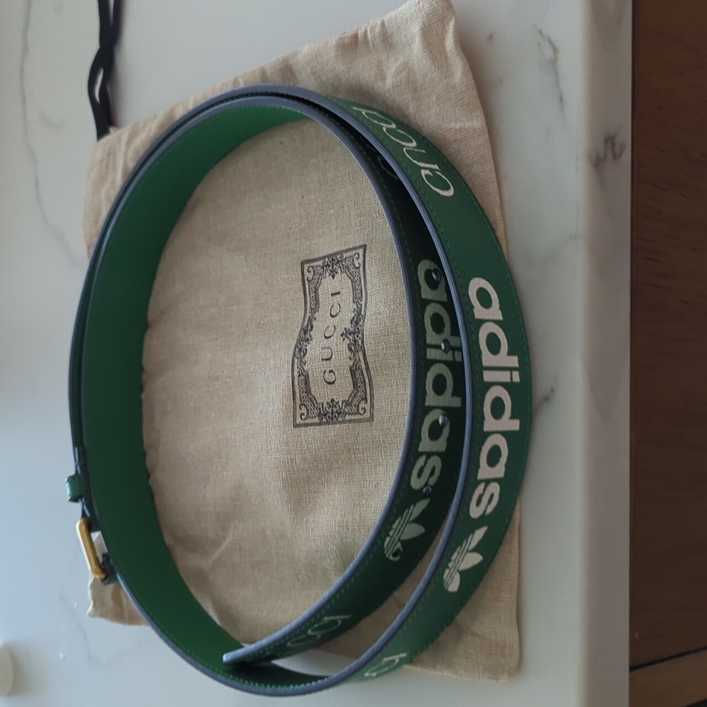 Gucci x Adidas Belt Limited Edition. 702277. 115cm / 46 inches. Unisex. New - Picture 6 of 11